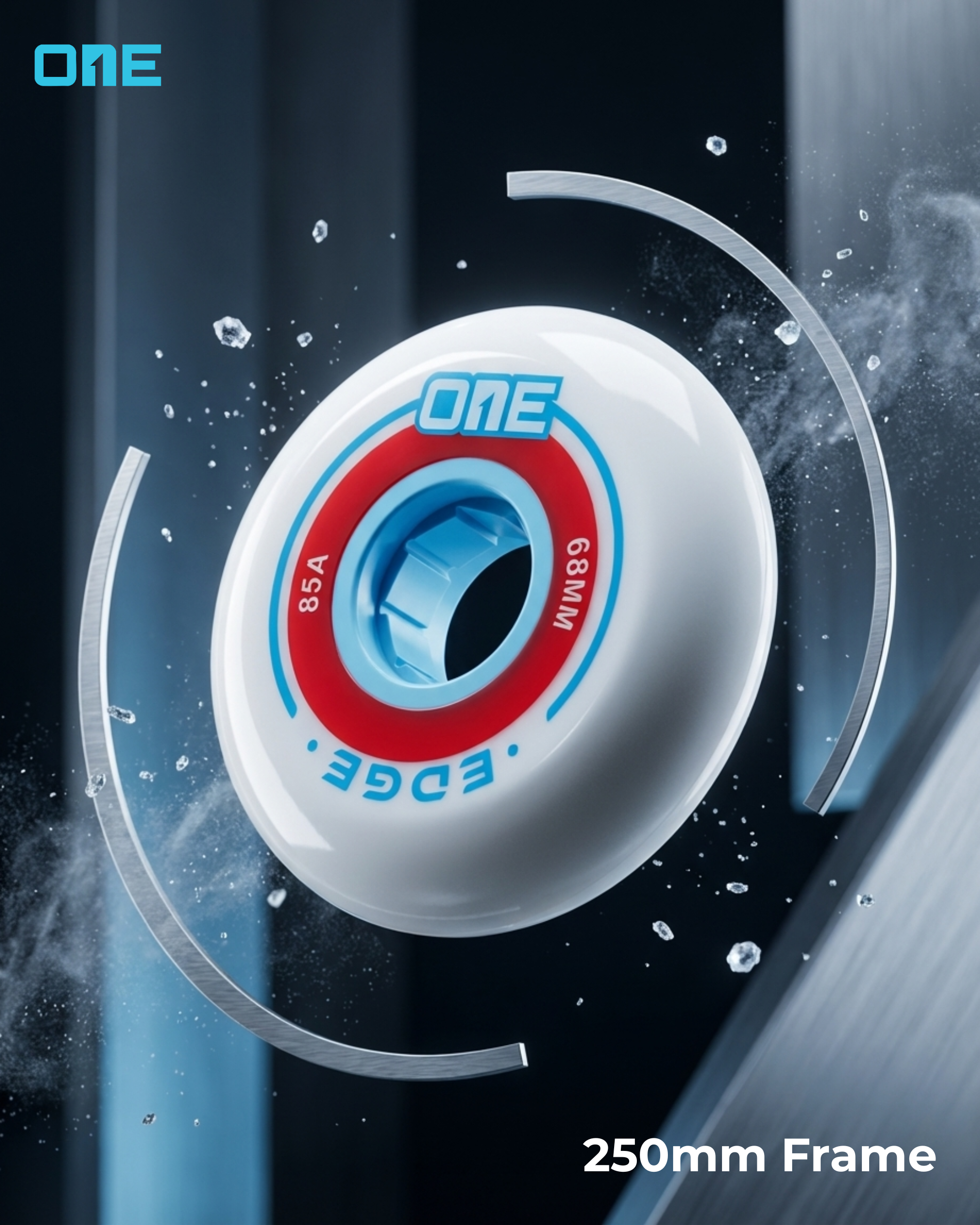 68mm outdoor one-blades-inline-figure-skate-frame wheels