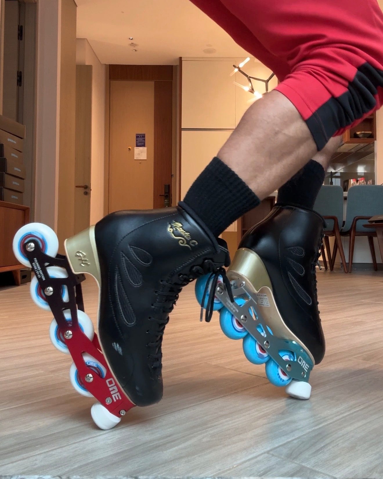 ADAM WEARING THE ONE BLADES FOUNDER EDITION