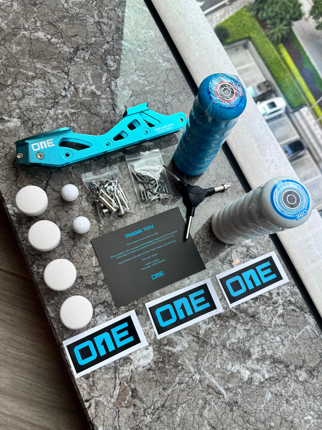 EDGE Complete inline figure skating system