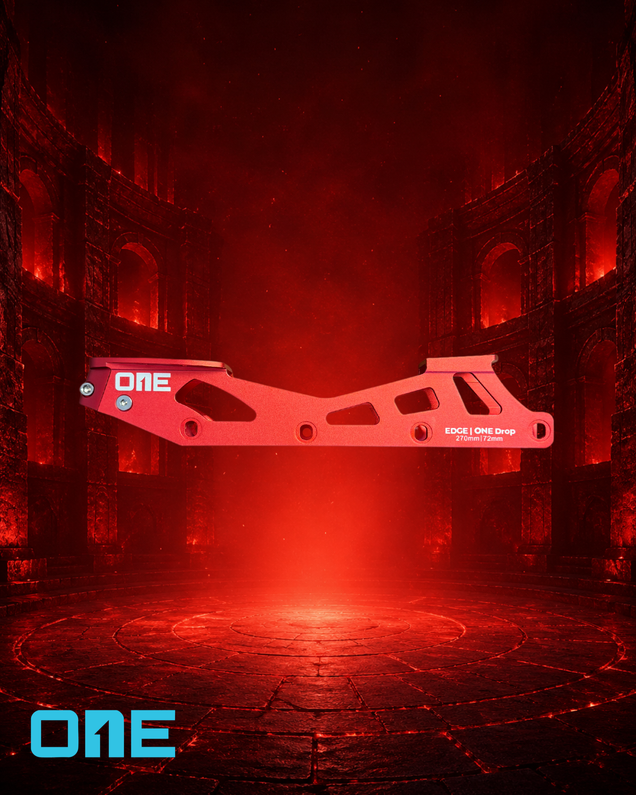 ONE Blades EDGE inline figure skating frame in Crucible